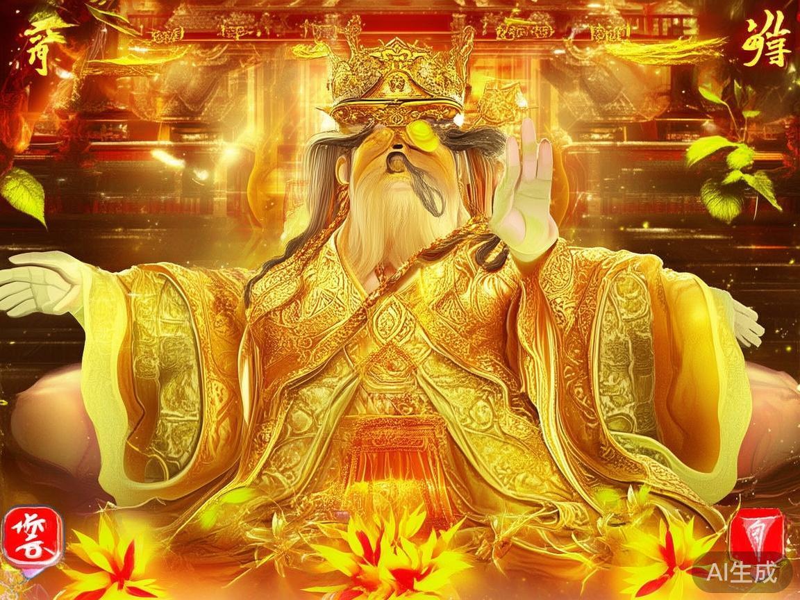 幸运财神作为中国传统文化中寓意吉祥与繁荣的神祇，深