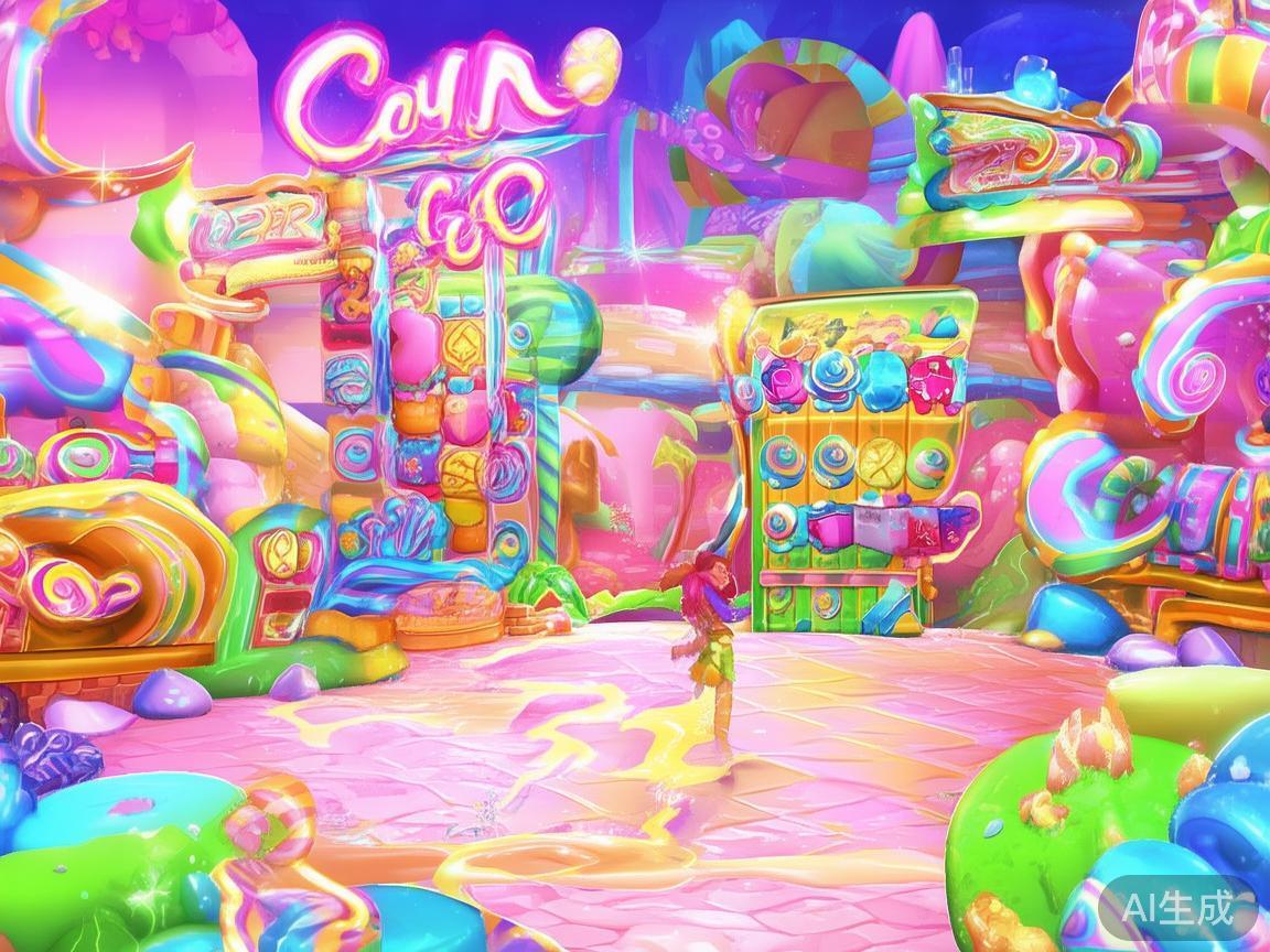 作为一款结合了经典糖果元素和现代电子技术的游戏，B