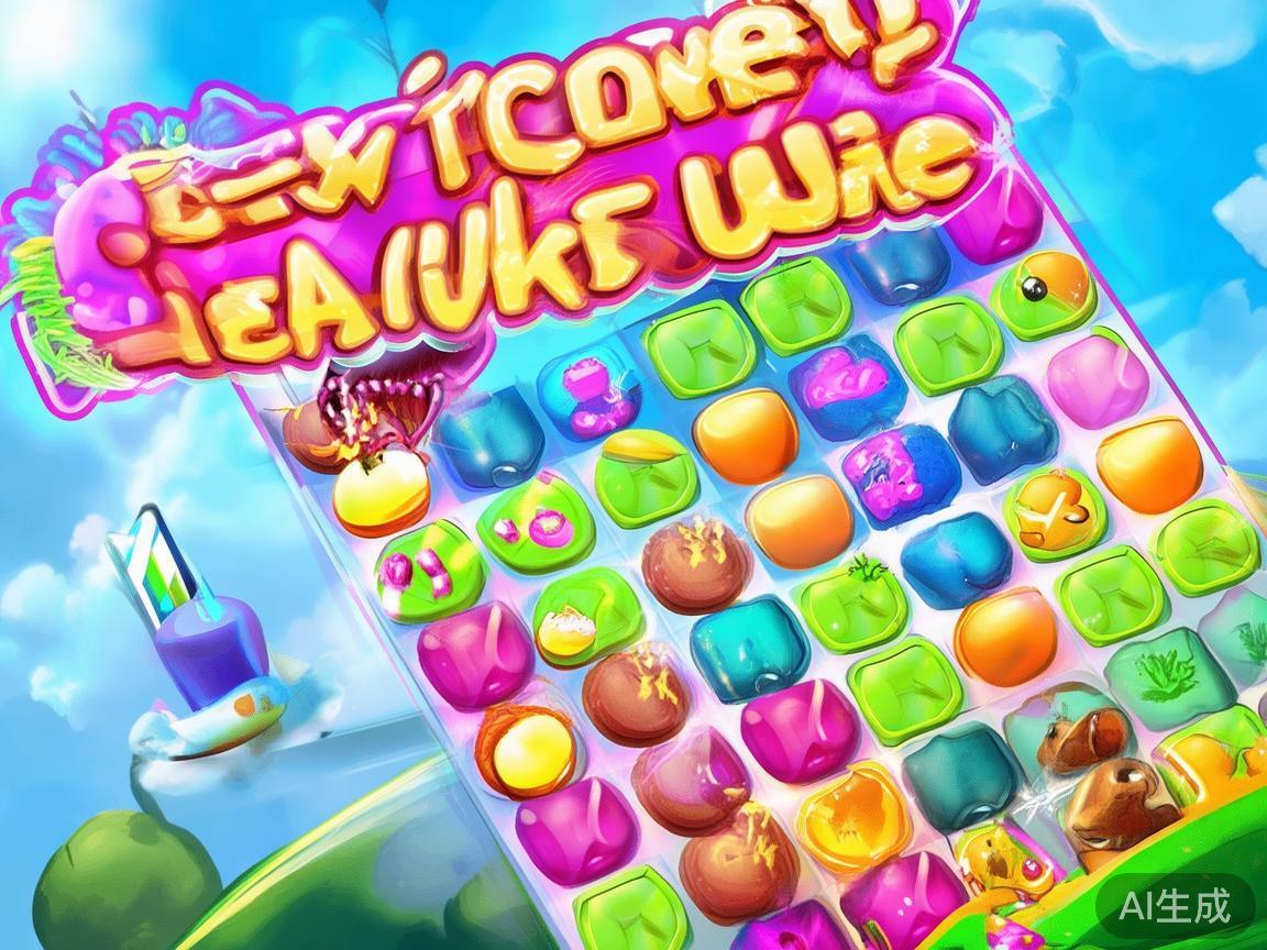 二、趣味十足的游戏设计
这类游戏通常采用鲜艳亮丽